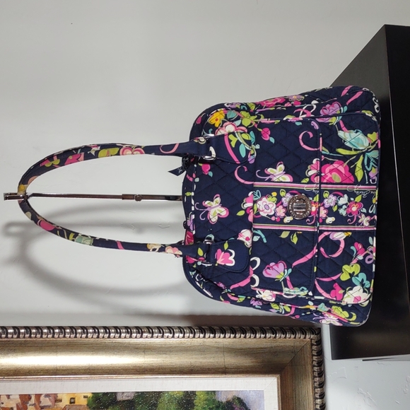 Vera Bradley Bags Vera Bradley Ribbons Dome Satchel Bag Poshmark
